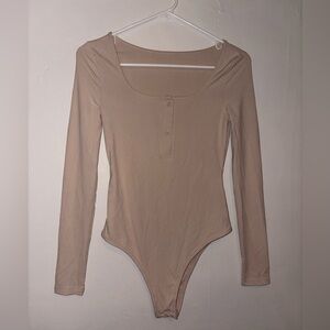 shein cream bodysuit